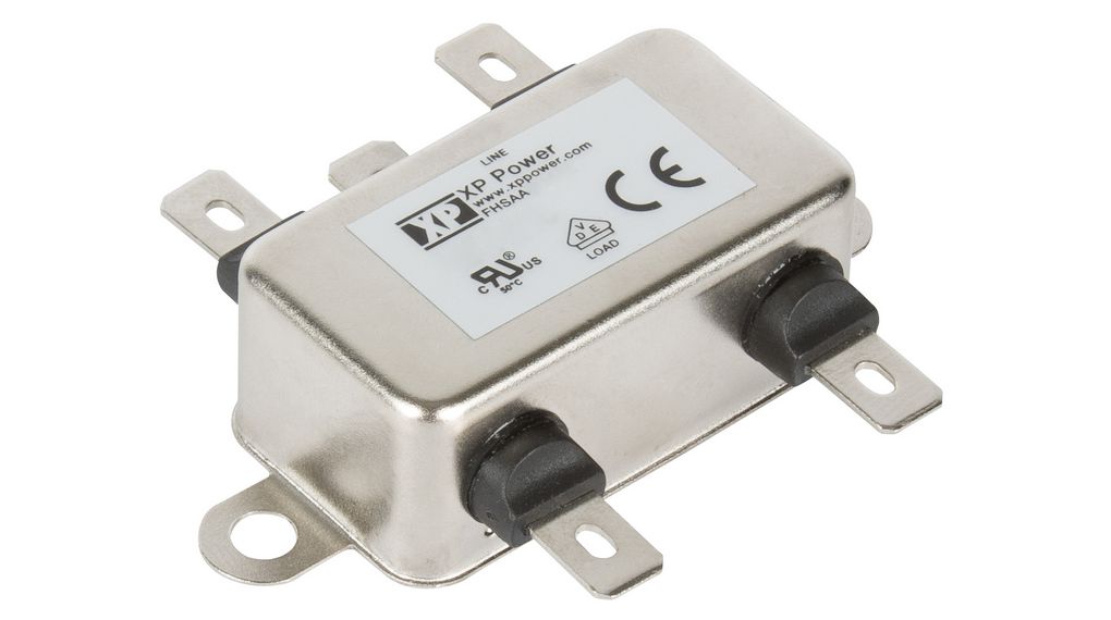 EMI-Filter, Industrial, 3A, 264V, Flachsteckzunge
